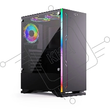 Компьютерный корпус ABR Robin I (1*USB 3.0, 2*USB 2.0, HD Audio, 3xRGB Fan, ATX, Micro-ATX)