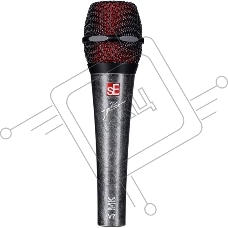 Микрофон динамический sE Electronics [V7 MK] именной Майлза Кеннеди, 40 Гц - 19 кГц, суперкардиоида, в комплекте: микрофонный зажим, адаптер с резьбой, чёрная ветрозащита, транспортировочный чехол на молнии. Цвет серый.