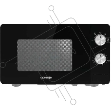 Микроволновая печь Gorenje MO20E1B черный, 20 л, 800 Вт, переключатели - поворотный механизм