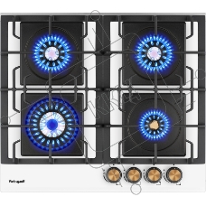 Газовая варочная поверхность Weissgauff HGG 6445 WH Volcano Burner белый Газовая варочная поверхность Weissgauff HGG 6445 WH Volcano Burner белый