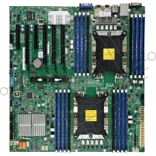 Материнская плата Supermicro X11DPI-N, LGA3647, Intel C621, 16xDDR4, 14xSATA, 1xM.2 PCIe 3.0 x4, 4xPCIe 3.0 x16, 2xPCIe 3.0 x8, 1xVGA, 2x 1Gb LAN, 2xUSB 2.0, 2xUSB 3.0, E-ATX