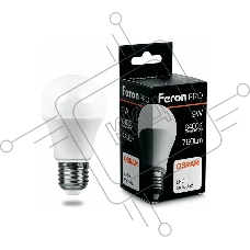 Лампа светодиодная FERON PRO LB-1009 (38028) шар E27 9W 6400K