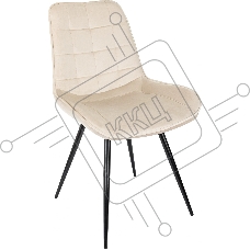 Стул для дома Бюрократ CH-K2_4 комплект 4шт бежевый Holland 06 металл черный на ножках (CH-K2_1/HL07_4) Стул для дома Бюрократ CH-K2_4 комплект 4шт бежевый Holland 06 металл черный на ножках (CH-K2_1/HL07_4)