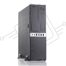 Компьютерный корпус Foxline FL-203-GT-300 mATX case black, w/PSU TFX 300W 80+ bronze, w/2xUSB2.0+2xUSB3.0, w/pwr cord, w/ 8cm FAN