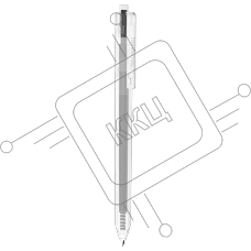 Ручка гелевая автоматическая Deli Delight EG118-BK прозрачный, черные чернила, линия 0.5мм