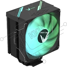 Устройство охлаждения(кулер) Formula Ice Burg ARGb Soc-AM5/AM4/1200/1700/1851 черный 4-pin 17-34dB Al+Cu 170W 552gr Ret (ICE BURG ARPW 4P BK)