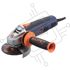 Шлифмашина угловая MAX-PRO MPAG750/115Q 750 Вт, 12000об/мин, быстрозажимной кожух 115мм, антивибрационная ручка, 1,6 кг, дополнительные щетки, кор.