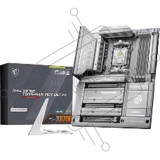 Материнская плата MSI MAG X870E TOMAHAWK MAX WIFI PZ, AM5, AMD X870E, 4xDDR5 (до 256 ГБ), 4xSATA, 4xM.2 (2xPCIe 5.0, 2xPCIe 4.0), 1xPCIe 5.0 x16, 1xPCIe 4.0 x16, 1xPCIe 3.0 x16, 1xHDMI, 1x5Gb LAN, Wi-Fi 7, Bluetooth 5.4, 2xUSB-C 40Gbps (USB4), 1xUSB-C 10Gbps, 2xUSB-A 10Gbps, 3xUSB-A 5Gbps, 4xUSB-A 2.0, 3x3.5 мм + S/PDIF оптический, 7.1, белый/серебристый, ATX