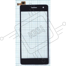 Сенсорное стекло (тачскрин) для Micromax Canvas Knight A350, черное