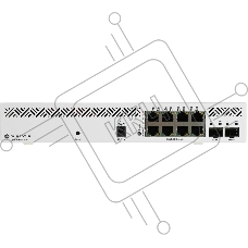 Коммутатор MikroTik CSS610-8P-2S+IN, 8×1 Гбит/с PoE + 2×10 Гбит/с SFP+, управляемый