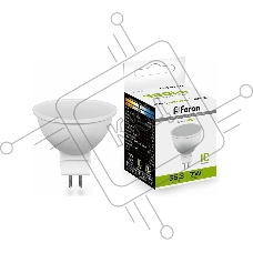 Лампа светодиодная LB-26 (7W) 230V G5.3 4000K MR16 матовая | 25236 | FERON