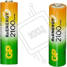Аккумуляторная батарейка GP AA 210AAHCRGY-2CRCB2. 2000мAч
