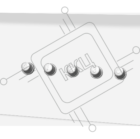 Вытяжки Weissgauff Наклонная, 60см, 800 м3, поверхность:металл, кнопочное управление, белая