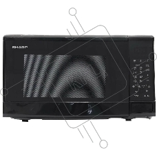 Микроволновая печь Sharp R20GM-BK2 черный, 20 л, 700 Вт, переключатели - сенсор
