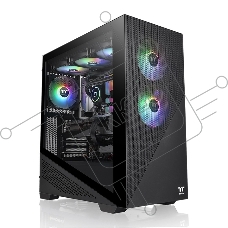 Компьютерный корпус Thermaltake Divider 370 TG ARGB/Black CA-1S4-00M1WN-00 /Win/SPCC/Tempered Glass*1/120mm ARGB PWM Fan*3