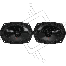 Колонки автомобильные Ural Молния АС-МЛ69 (без решетки) 200Вт 94дБ 4Ом 15x23см (6x9дюйм) (ком.:2кол.) широкополосные однополосные