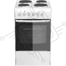 Плита электрическая Darina S EM 341 404 W белый/черный, конфорок 4 шт, духовка 50 л, 50 см x 85 см x 56 см