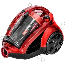 Пылесос JVC JH-VC426 красный, 400/2200 Вт, уборка сухая, пылесборник контейнер, 2.5 л