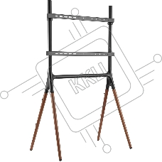 Подставка для телевизора Cactus CS-ST1247BKWN черный/орех, 49
