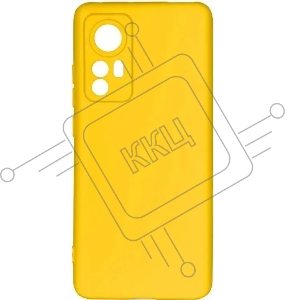 Чехол (клип-кейс) DF xiCase-63, для Xiaomi 12/12X, желтый [xicase-63 (yellow)]