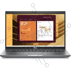 Ноутбук Dell Latitude 5450 черный 5450-5280 Core Ultra 5 125U 8Gb SSD512Gb Intel Arc 14