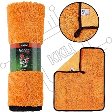 Салфетка LI-SA LS0114 из суперплотной микрофибры для чистки, сушки и полировки кузова 32х43см, высокий ворс, плотность 750г/м2 48880