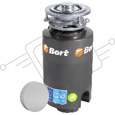 Измельчитель пищевых отходов Bort TITAN 4000 (Control) Мощность л.с. 0,75 ; 560 Вт; 4,2 кг/мин; 3200 об/мин; 1400 мл; Металл ;набор аксессуаров 5 шт [93410242]