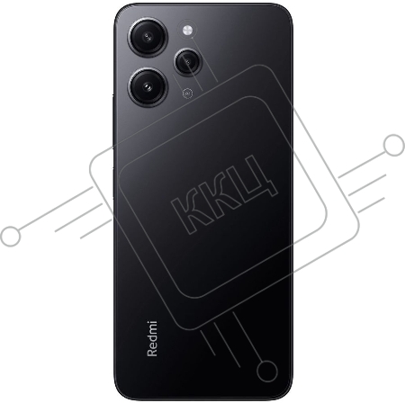 Смартфон Xiaomi Redmi 12 4/128Gb Midnight black MZB0EBXRU (47977)