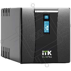Источник бесперебойного питания ITK Electra EET-1000VA-1-002-S 600Вт 1000ВА черный