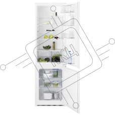 Встраиваемый холодильник Electrolux RNT2LF18S (без No Frost, электронное управление, класс A+, полезный объем: 272 л (195 + 72 л), 54x54.9x177.9 см, белый)