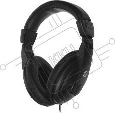 Наушники мониторные Oklick HP-M211V 1.8м черный проводные (оголовье)