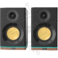 Колонки Оклик OK-605A 2.0 черный 60Вт BT