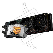 Система жидкостного охлаждения Thermalright Wonder Vision 360 UB ARGB черный, 360 мм, 3x120 мм, 2150 об/мин, 27 дБ, 4 pin PWM, ARGB, ЖК-дисплей 2400x1080 6.67