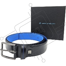 Ремень мужской Piquadro Blue Square CU6743B2/N 125х3.5 см черный натур.кожа