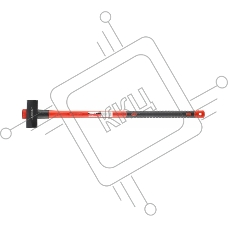 Кувалда Matrix 10968, 10000 г, фибергласовая обрезиненная рукоятка