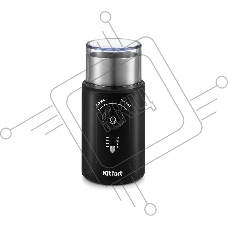 Кофемолка Kitfort KT-747 200Вт сист.помол.:ротац.нож вместим.:70гр черный/серебристый