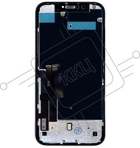 Дисплей для Apple iPhone XR в сборе с тачскрином и рамкой (AAA TFT), черный