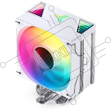 Кулер для процессора JONSBO CR-1000 V2 PRO ARGB (230W, 4-pin PWM, 157мм, Al/Cu, 6x6мм, ARGB, 1x120мм, 59.48CFM, 32.0dBA, 1500RPM, S: 1700/1200/115X, AM4/AM5 белый)
