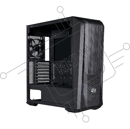 Корпус Cooler Master MasterBox 500 MB500-KGNN-S00 Mid Tower Chassis, USB3 x 2, 1xARGB fan, 1xARGB strips, RGB controller  MB500-KGNN-S00 Mid Tower Chassis, USB3 x 2, 1xARGB fan, 1xARGB strips, RGB controller included, Tempered glass