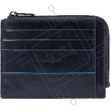 Кошелек мужской Piquadro Blue Square Revamp PP4822B2VR/BLU, натур.кожа, темно-синий