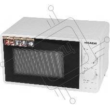 Микроволновая печь Hyundai HYM-M2003 белый, 20 л, 700 Вт, переключатели - поворотный механизм