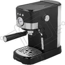 Кофеварка рожковая ENERGY EN-256R (108169) черный, исп. кофе - молотый, 1,2 л, 1100 Вт, 15 бар