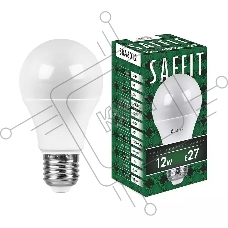 Лампа светодиодная SAFFIT SBA6012 (55008) 12 вт Е27 белый