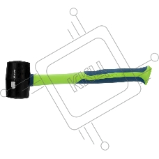 Киянка резиновая Сибртех 450 г, черная резина, фибергласовая рукоятка