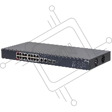 Коммутатор Dahua DH-SG4020LP, 18×1 Гбит/с + 2×1 Гбит/с SFP, управляемый