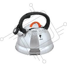 Чайник для плиты LEONORD Freundlich-3001QS из нержавеющей стали со свистком, 2,3л (в уп. 6 шт)