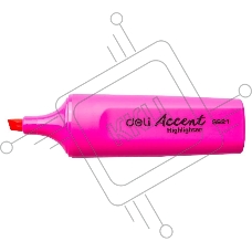 Текстовыделитель Deli Accent ES621PINK Delight скошенный пиш. наконечник 1-5мм розовый