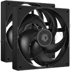 Вентилятор для корпуса ID-COOLING AS-140-K DUET черный, 140 мм, 1800 об/мин, 24.9 дБ, 4 pin