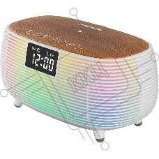 Радиобудильник Hyundai H-RCL231 белый LCD подсв:белая часы:цифровые FM