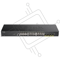 Коммутатор D-Link DGS-1250-28X/A1A, 24×1 Гбит/с + 4×10 Гбит/с SFP+, управляемый